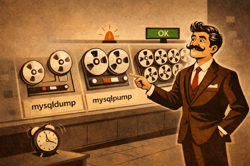 mysqldump vs mysqlpump vs mydumper: il backup che non ti fa dormire la notte