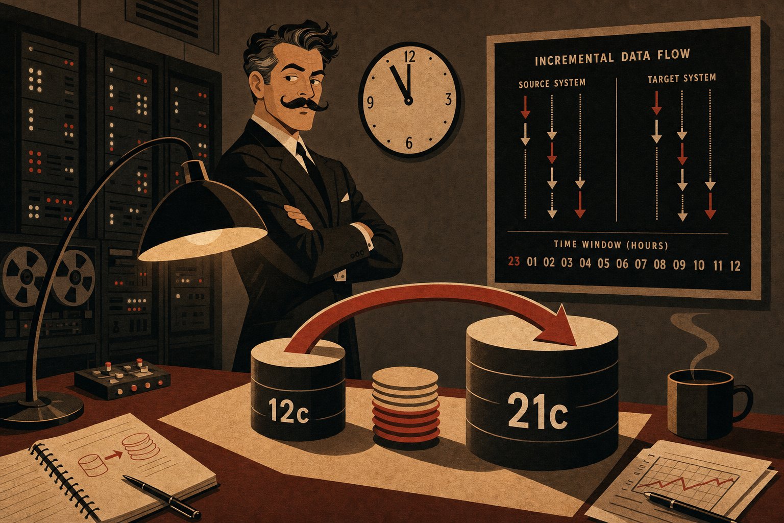 Oracle 12c → 21c su 12 TB: transportable tablespaces, RMAN incremental e la finestra del sabato notte